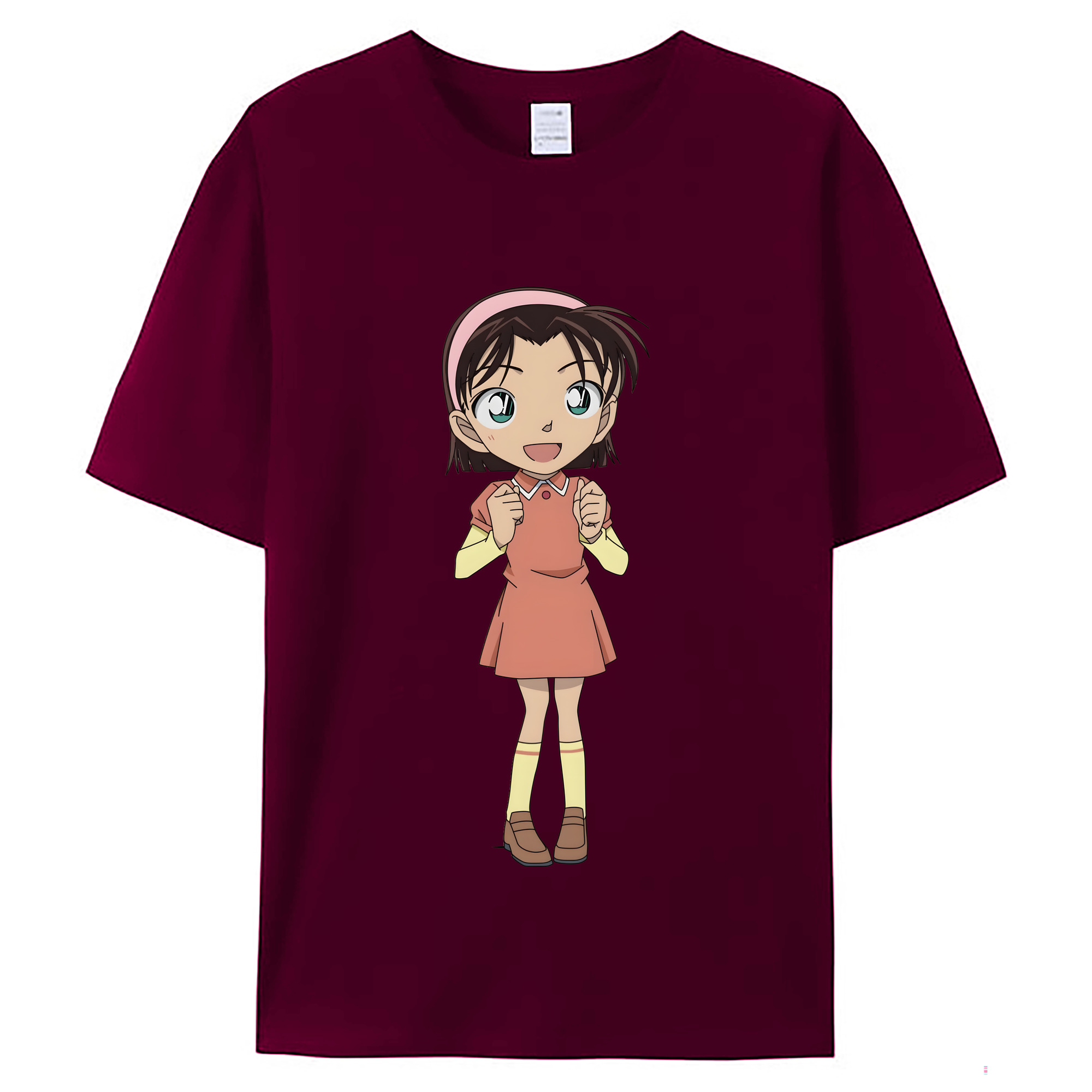 （画像用） 名探偵コナン 吉田 歩美 よしだ あゆみ Detective Conan my Yeager レディースカジュアルプリントTシャツ（綿100％）
